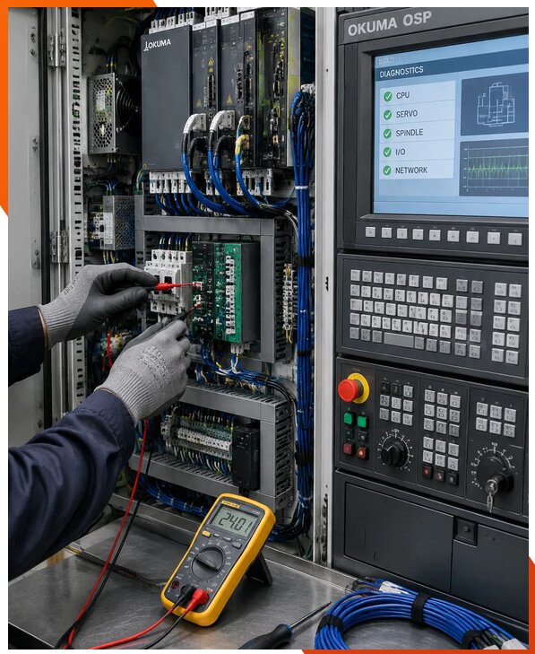 Ремонт систем ЧПУ Okuma OSP в Ногинске